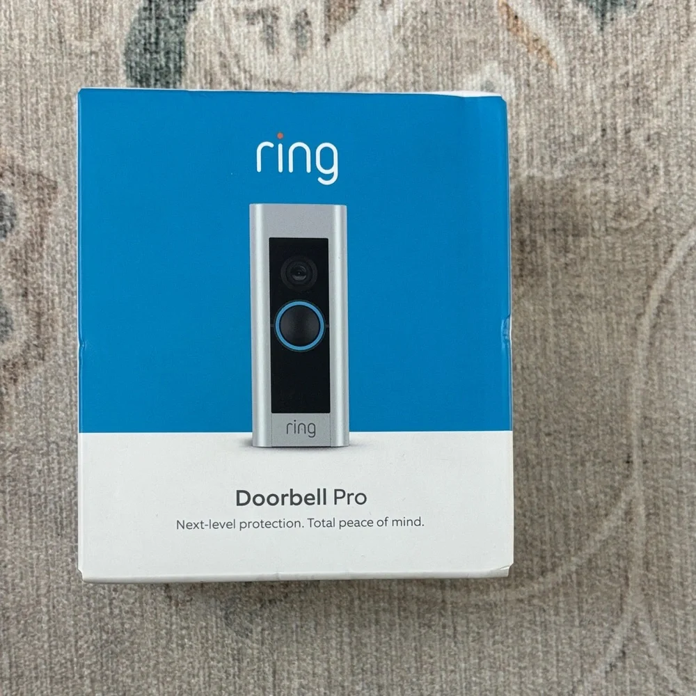 Ring Doorbell Pro in Silver and Black